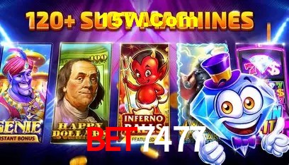 Interface moderna da plataforma bet7477